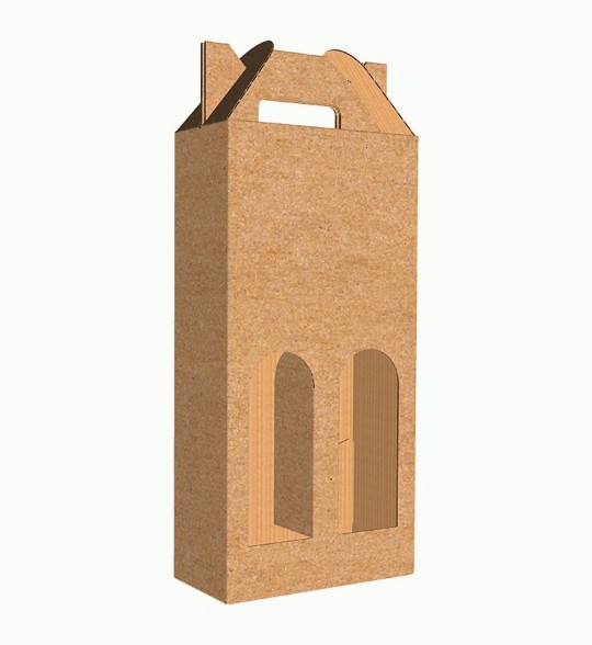 Valigetta Vino 2 Bottiglie 17x8,7x41,5 cm - La Mia Scatola