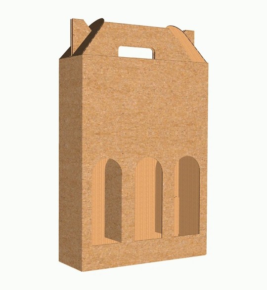 Valigetta Vino 3 Bottiglie 25,5x8,7x41,5 cm - La Mia Scatola