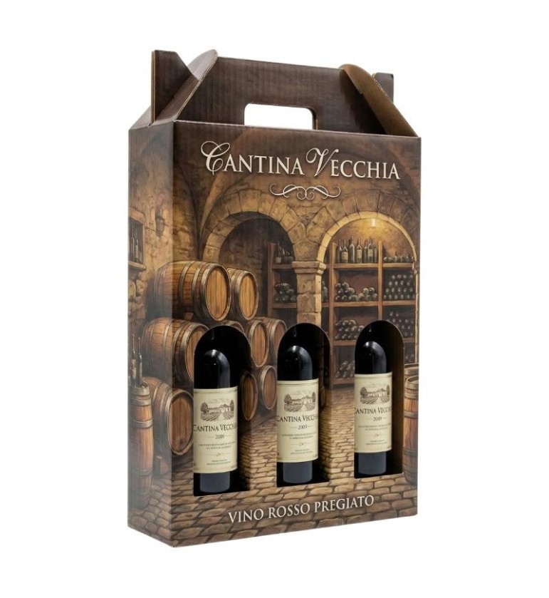 Valigetta Vino 3 Bottiglie Personalizzata - La Mia Scatola
