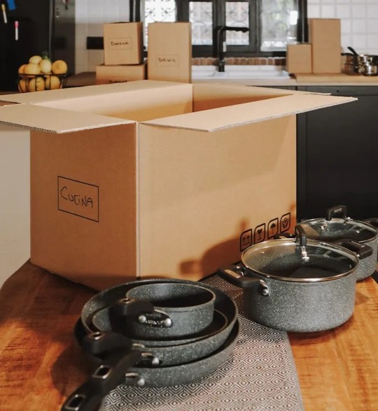 Kit Scatole per Trasloco Cucina | Scatole Resistenti per Piatti e Bicchieri