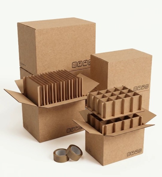 Kit Scatole per Trasloco Cucina | Scatole Resistenti per Piatti e Bicchieri