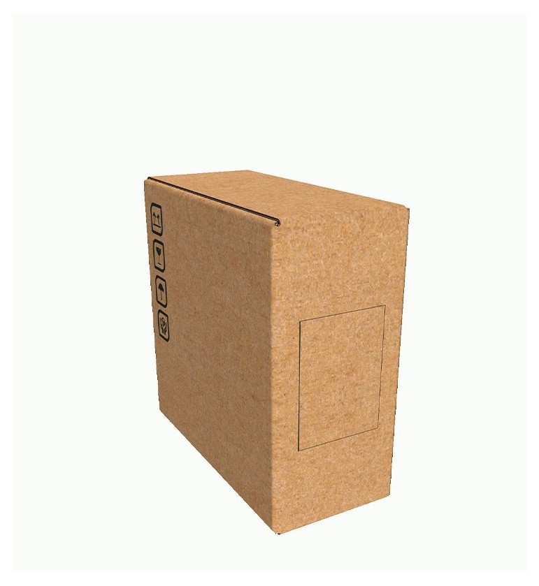 Scatola Porta Vino per 3 Bottiglie 34,5x15,5x34 cm chiusa 2