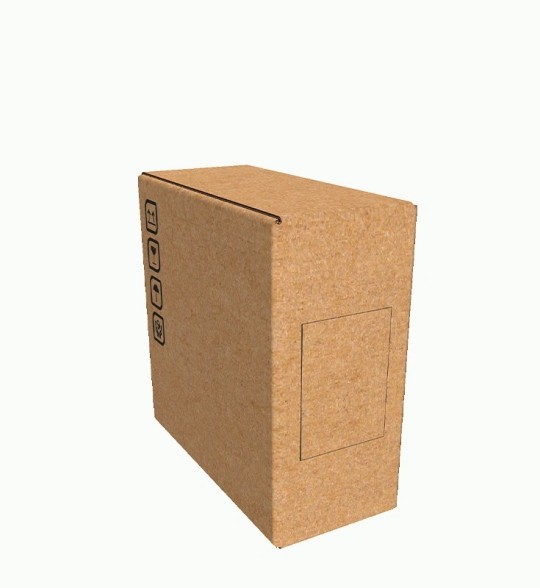 Scatola Porta Vino per 3 Bottiglie 34,5x15,5x34 cm chiusa 2