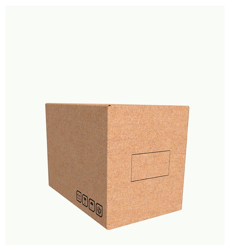 Scatola Americana Onda Doppia 50x30x35 cm fronte