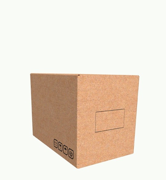 Scatola Americana Onda Doppia 50x30x35 cm fronte