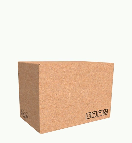 Scatola Americana Onda Doppia 50x30x35 cm retro
